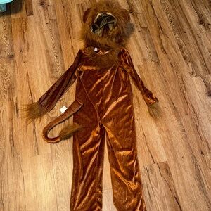 Unisex kids lion costume